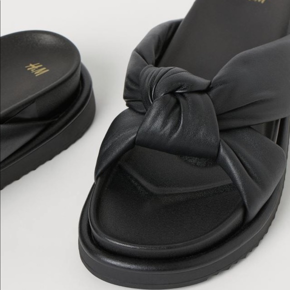 Premium genuine leather slides - Picture 3 of 6